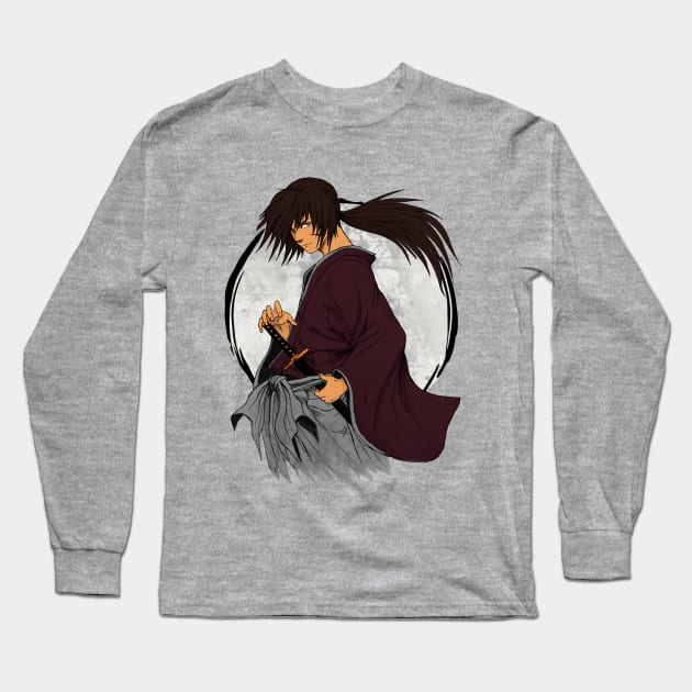 Battousai Long Sleeve T-Shirt by mcashe_art